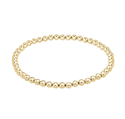 Bella Signature 4mm Gold Beaded Bracelet