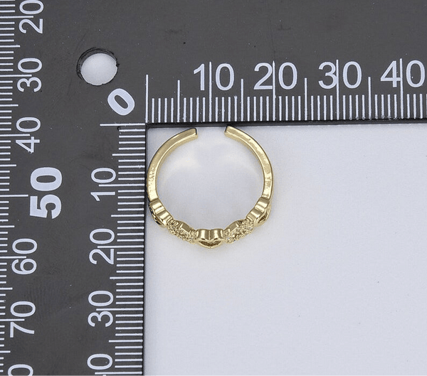 Amore Adjustable Heart Ring