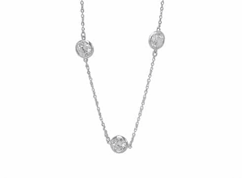 Mariella - Silver Necklace with Cubic Zirconia