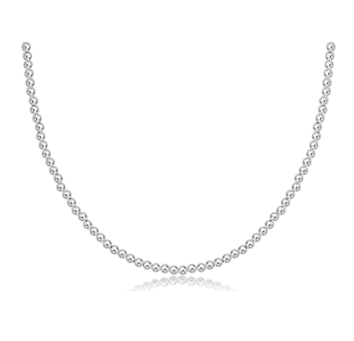 Bella Signature Sterling Silver Beaded Necklace