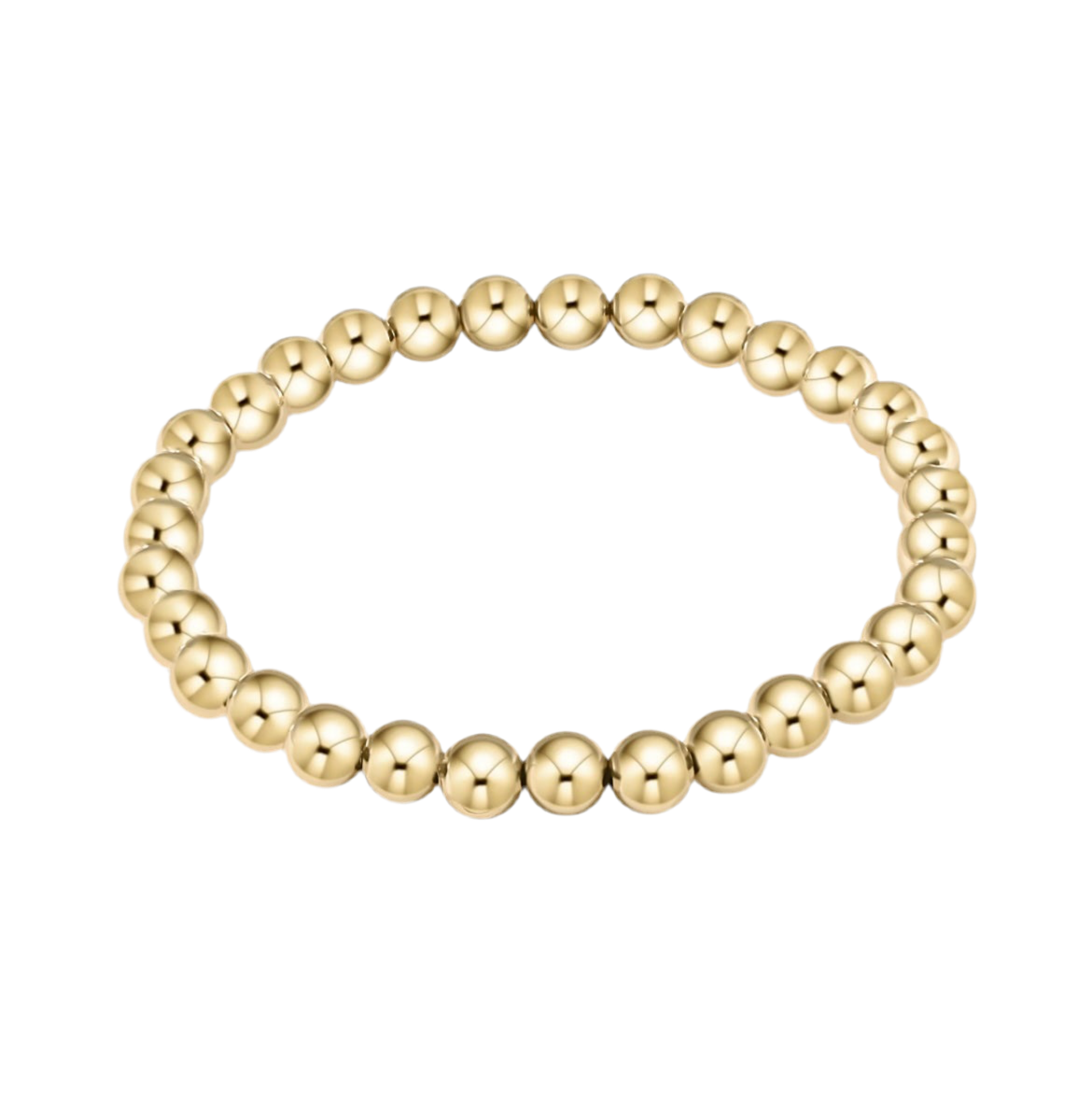 Bella Signature 6mm Gold Beaded Bracelet