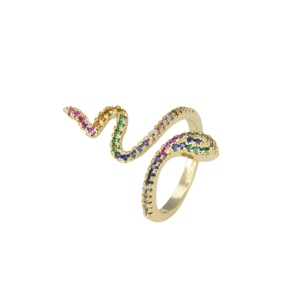 Gabriella - Adjustable Snake Ring