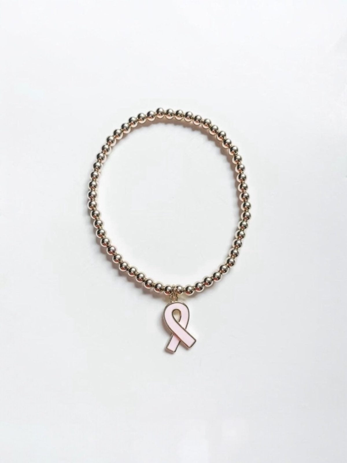 Bella Signature Bracelet with Enamel Ribbon Charm