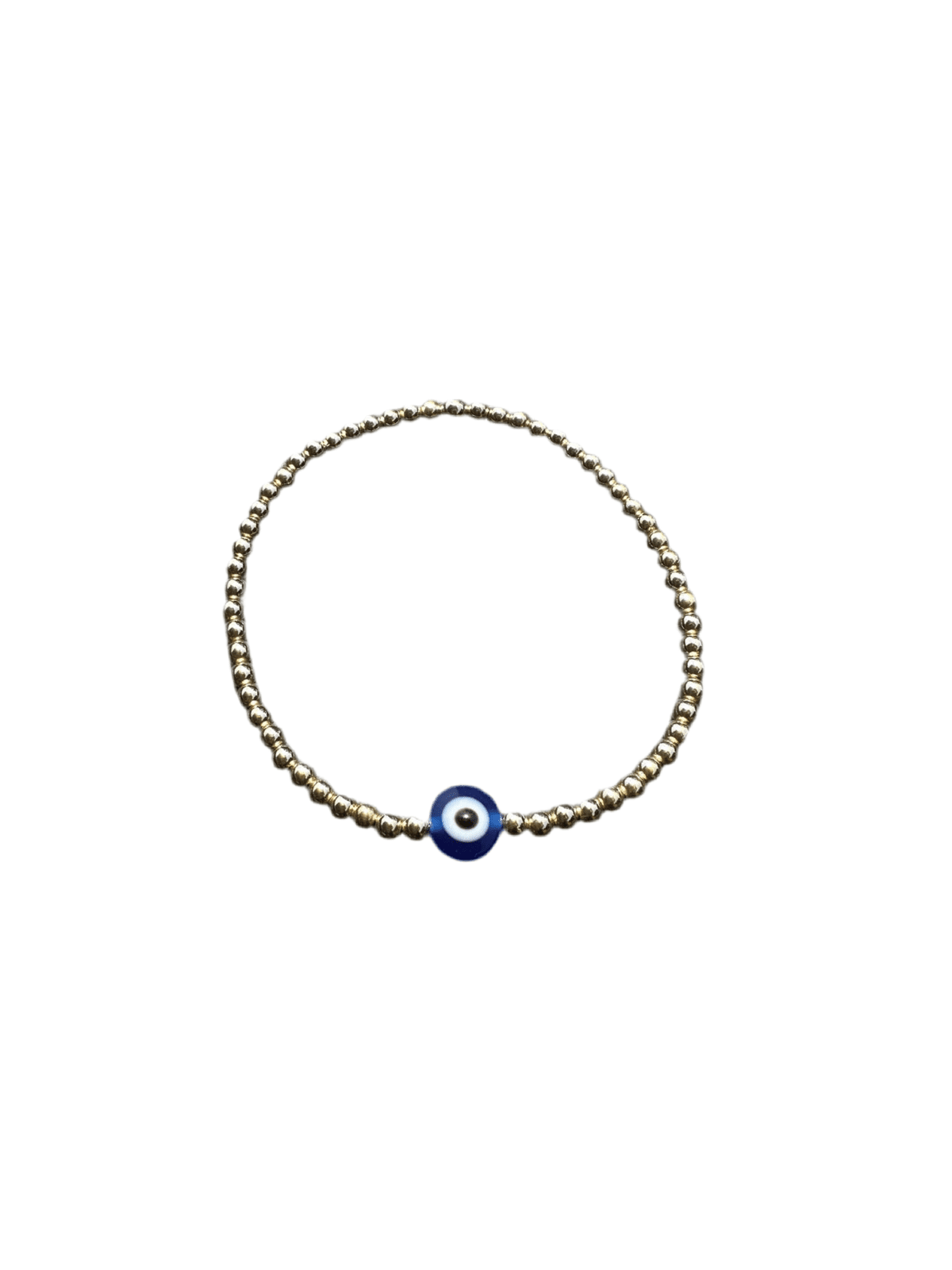 Bella Signature 3mm Beaded Bracelet Evil Eye Bracelet