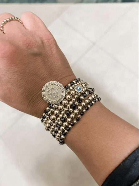 Bella Signature Bracelet with Evil Eye CZ Charm
