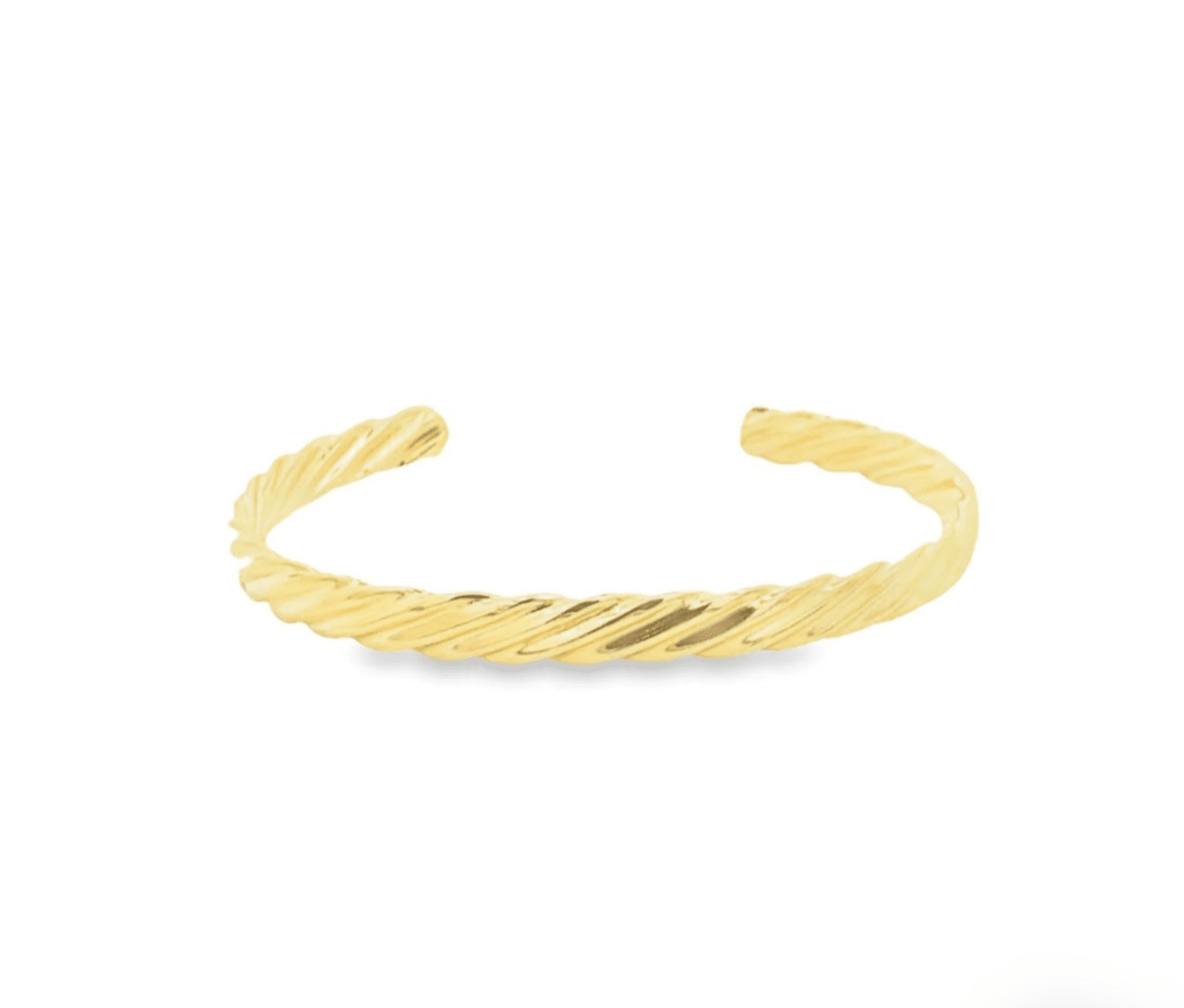 Daphine - Open Cuff, Twisted Bangle