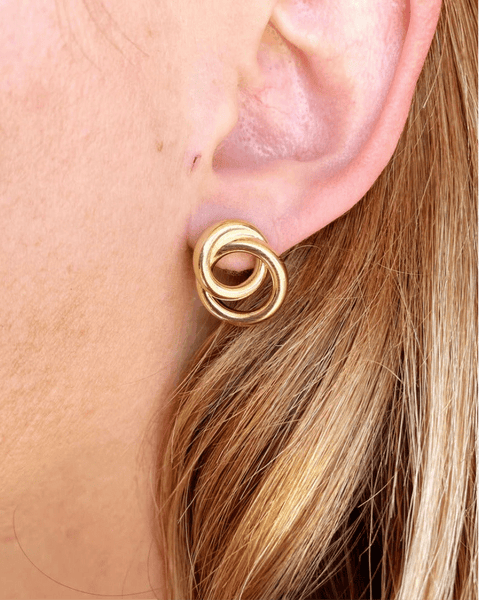 Affina - Double Circle Earrings