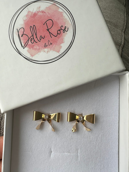 Bow Stud Earrings