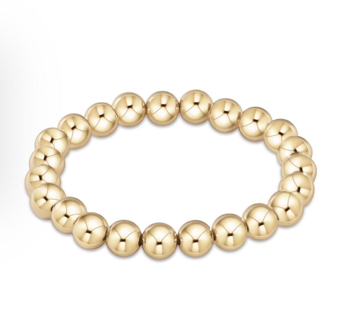 Bella Signature 8mm Gold Beaded Bracelet