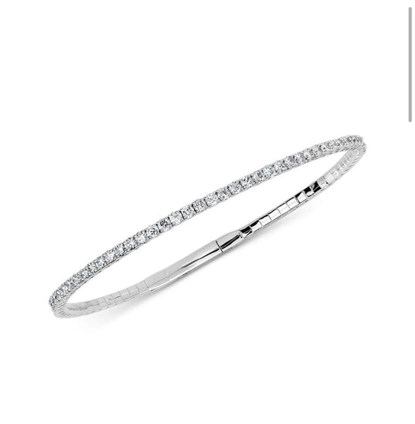 1 Carat Flexible Diamond Tennis Bracelet