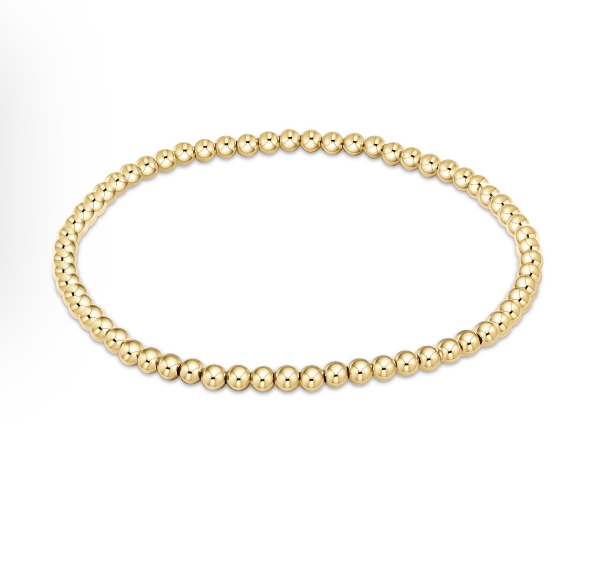 Bella Signature 3mm Gold Beaded Bracelet