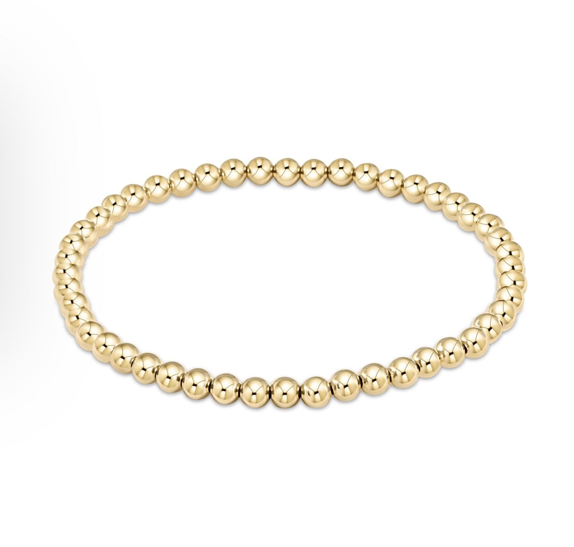 Bella Signature 4mm Gold Beaded Bracelet