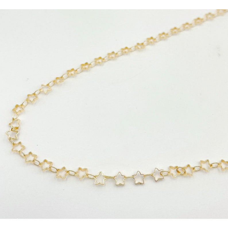14k Gold Filled Dainty Star Bracelet or Necklace