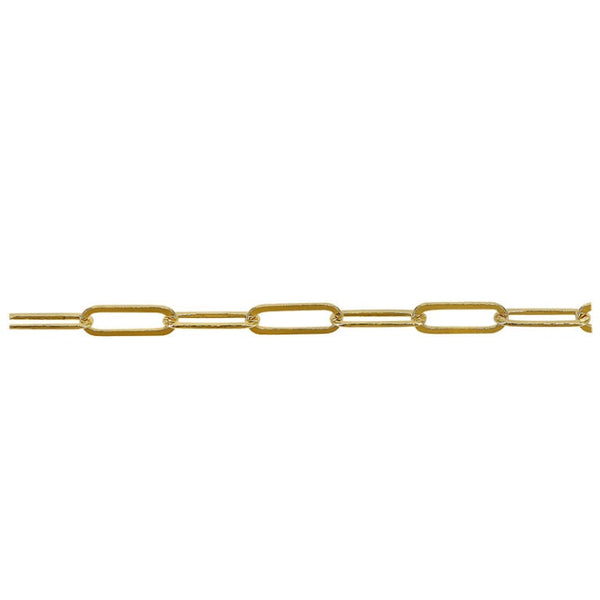 14K Gold Filled Flat paperclip necklace