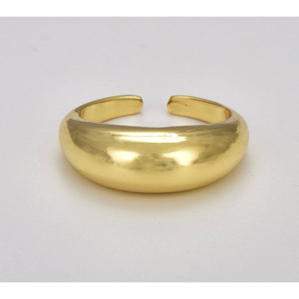 18K Gold Filled Chunky Dome Ring