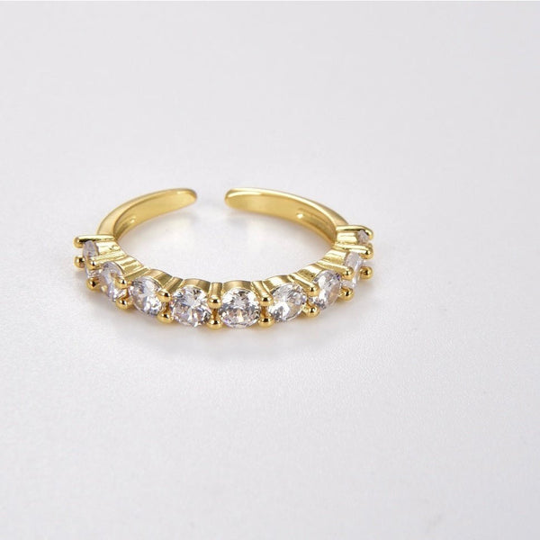 18K Gold Filled Cubic Zirconia Ring