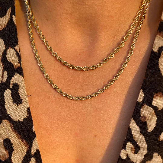 18k Gold Filled Rope Chain