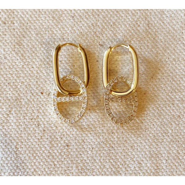 Mariner Drop Earrings with Cubic Zirconia