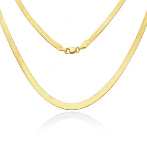 Gold Plated herringbone chain
