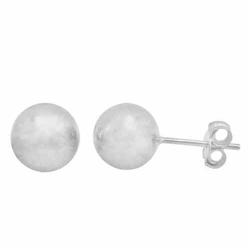 Sterling silver ball studs