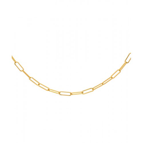 Gold Vermeil 4.7mm Paperclip Necklace