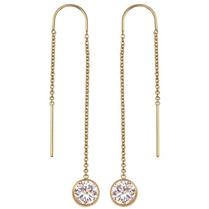 U-Threaders Earrings with Cubic Zirconia